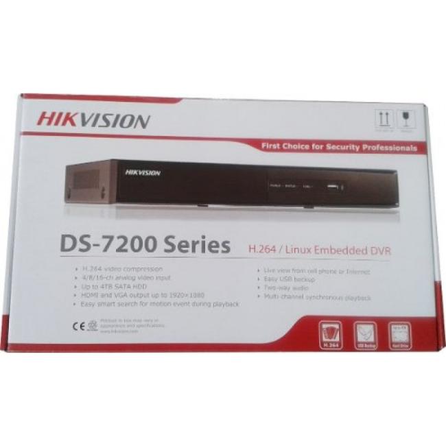 جهاز تسجيل 16 قناة هايكفيجن اتش دي دقة 1080 عرض دقة 5 ميجا DS-7216HQHI-K1